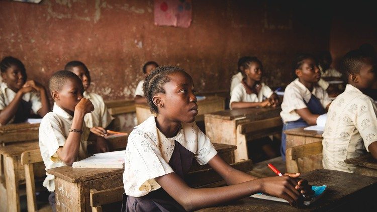 Una scuola in Africa, prima del lockdown