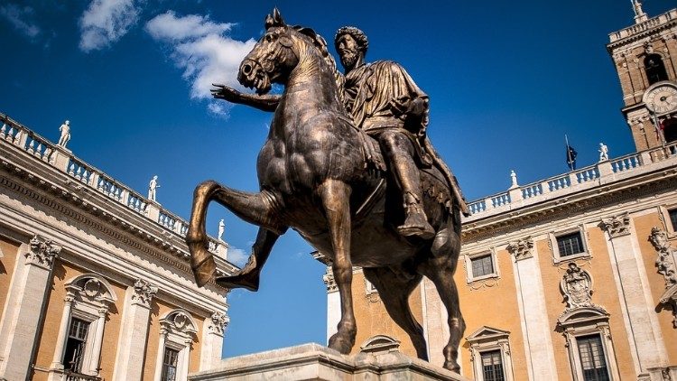 Piazza del Campidoglio - Kapitolsplatz in Rom