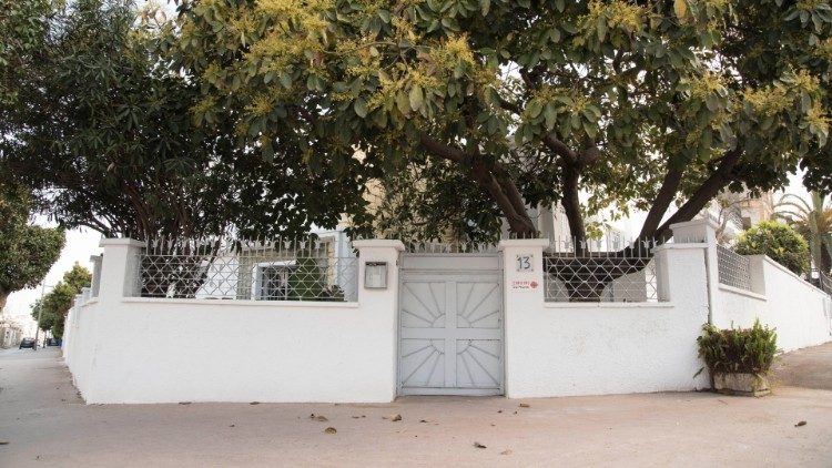 Entrance to Caritas Marocco in Rabat