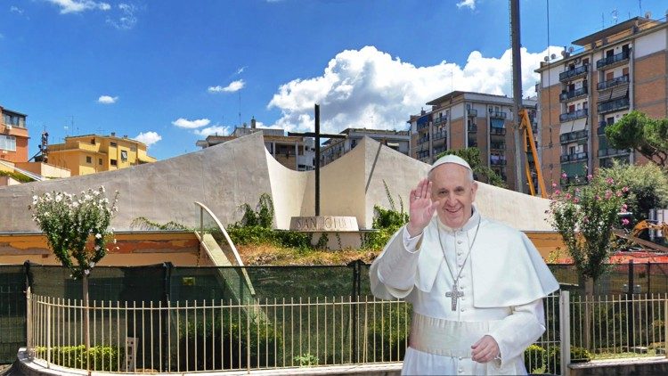 Le Pape se rend ce 7 avril à la paroisse San Giulio dans le quartier Monteverde, à Rome.