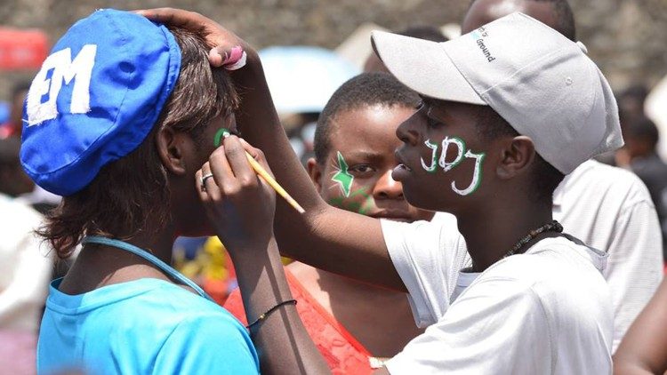 Giovani della Repubblica Democratica del Congo in occasione del Forum Diocesano per la pace