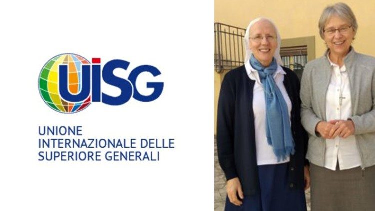 Siostra Jolanta Kafka (po prawej) nowa przewodnicząca Międzynarodowej Unii Przełożonych Generalnych 