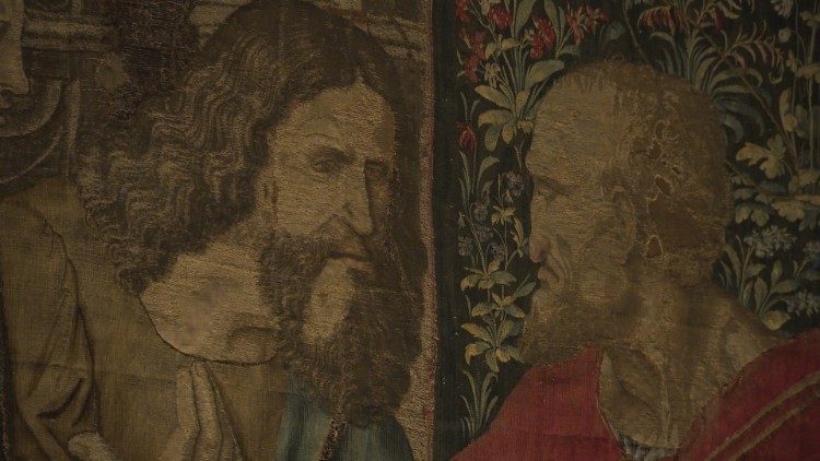 2019.05.02 Leonardo da Vinci Musei Vaticani arazzo Ultima Cena_1.jpg
