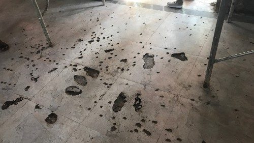 Na Igreja São Sebastião em Negombo, as indeléveis marcas do massacre  