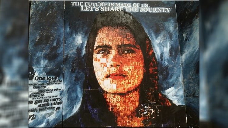 Kunst mit Botschaft - Ein Ergebnis des Caritas-Projekts "Share The Journey"