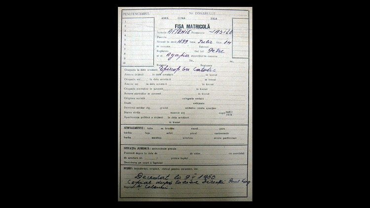 L'inchiesta della Securitate del Popolo su mons. Vasile Aftenie