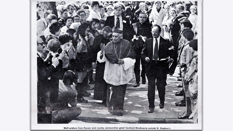 Mindszenty bei einem USA-Besuch 1974