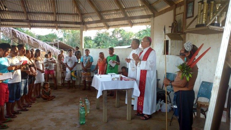 Celebrazione tra gli yanomami in Amazzonia