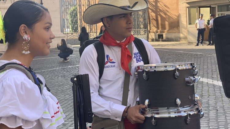 Listos para alcanzar la Plaza de San Pedro