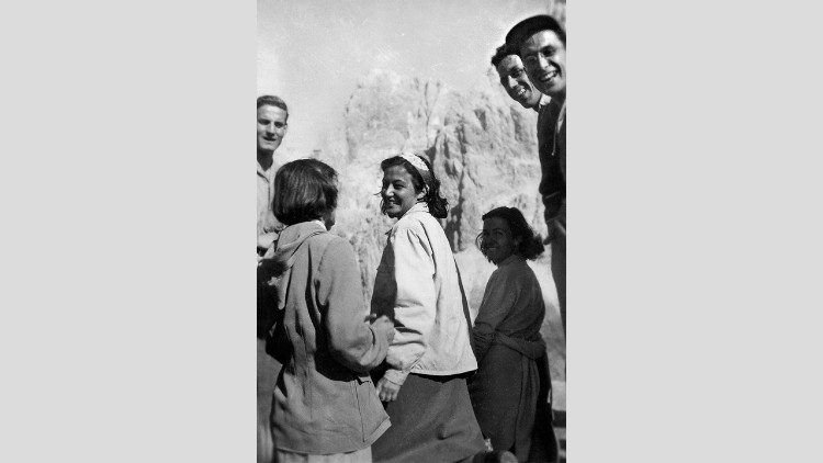 Chiara Lubich sulle montagne trentine