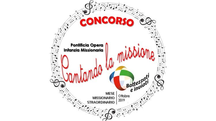 logo concorso "battezzati e inviati: cantando la missione"