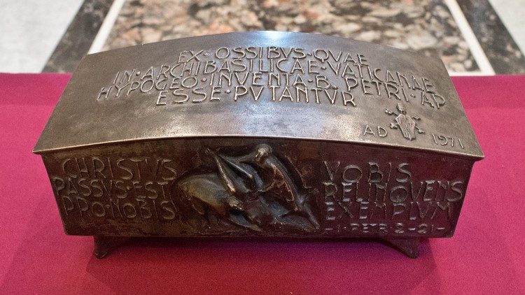 Reliquie des Apostel Petrus im Vatikan