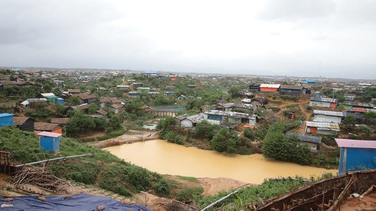 A Rohingya refugee camp in Cox Bazar, Bangladesh. 