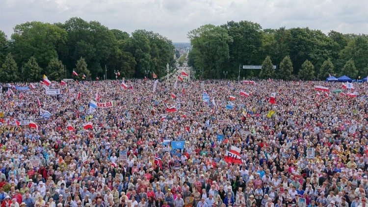 Pielgrzymi na Jasnej Górze