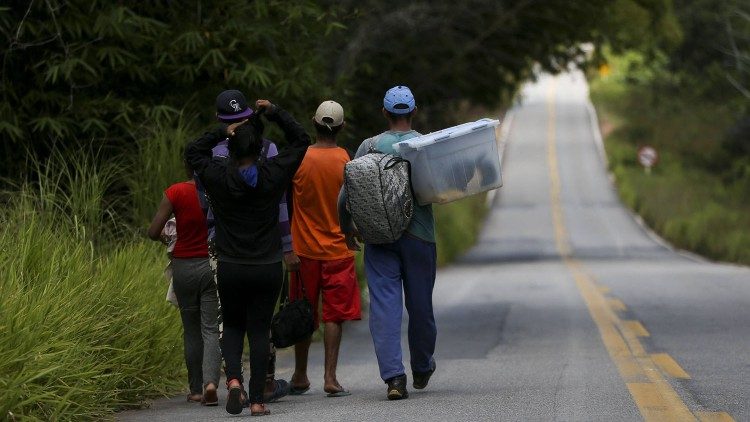 Migranti venezuelani che arrivano in Brasile_Caritas Brasiliana