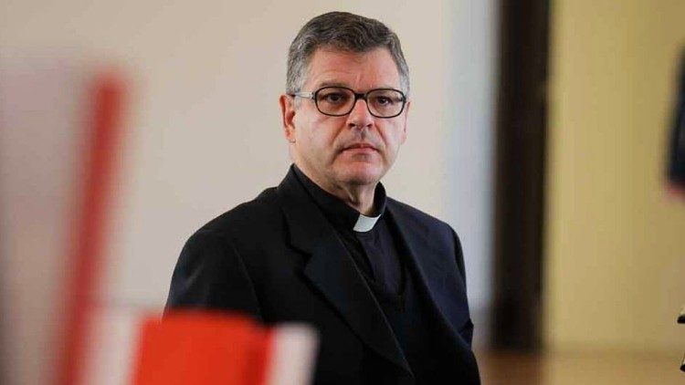 Monsignor Marcos Pavan, direttore della Cappella Sistina