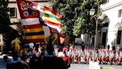 Guardia Svizzera Pontificia Caserma Vaticano giuramento sfilataAEM.jpg