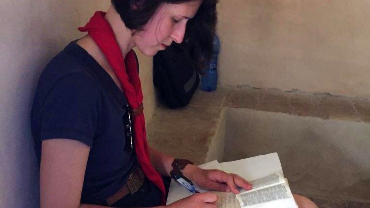 Euromoot scout d'Europa trascrizione vangelo ragazza.jpg