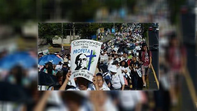San Romero peregrinación entrevista Rosa Chávez