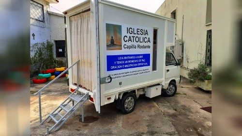  “La capilla rodante”: idea de un sacerdote para combatir la indiferencia religiosa