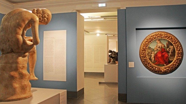 L'allestimento della mostra"Luca Signorelli e Roma. Oblio e riscoperte" ai Musei Capitolini