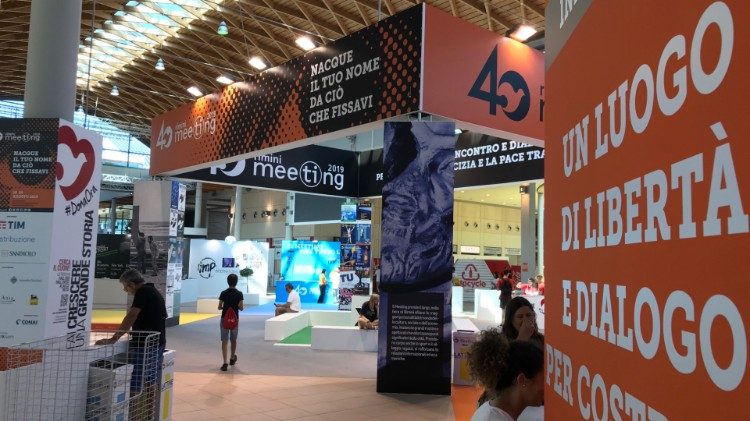 Il Meeting allestito alla Fiera di Rimini 