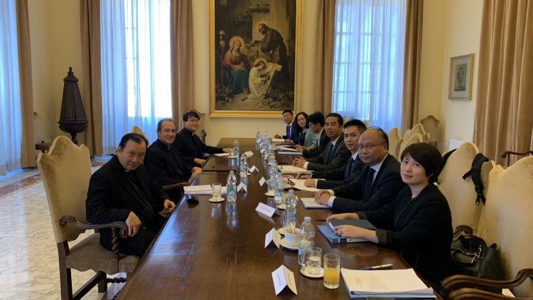 La délégation vietnamienne a été reçue au Vatican les 21 et 22 août 2019.