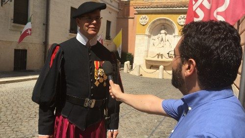 Ehemalige Schweizergardisten treffen sich in Baden