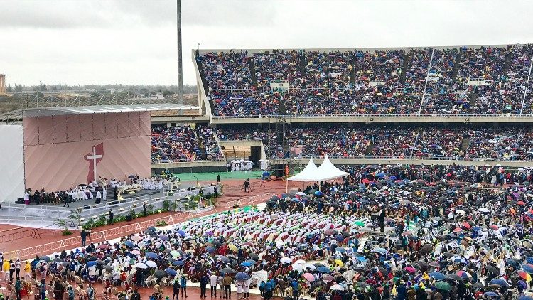2019.09.06 Viaggio Apostolico in Mozambico, Madagascar e Maurizio – Mozambico - Papa Messa Zimpeto