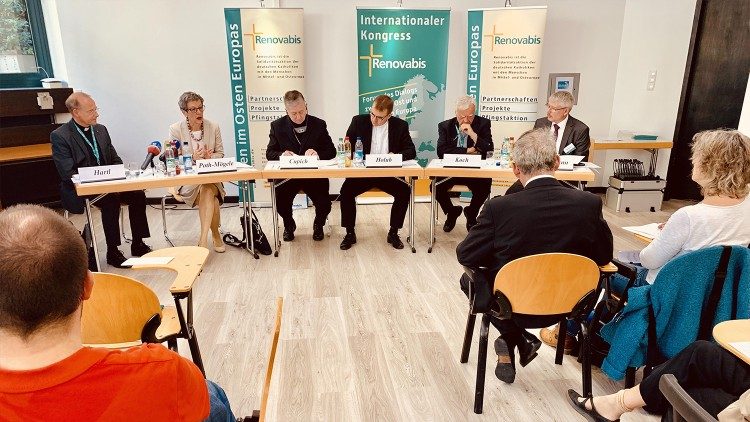 Падчас прэс-канферэнцыі