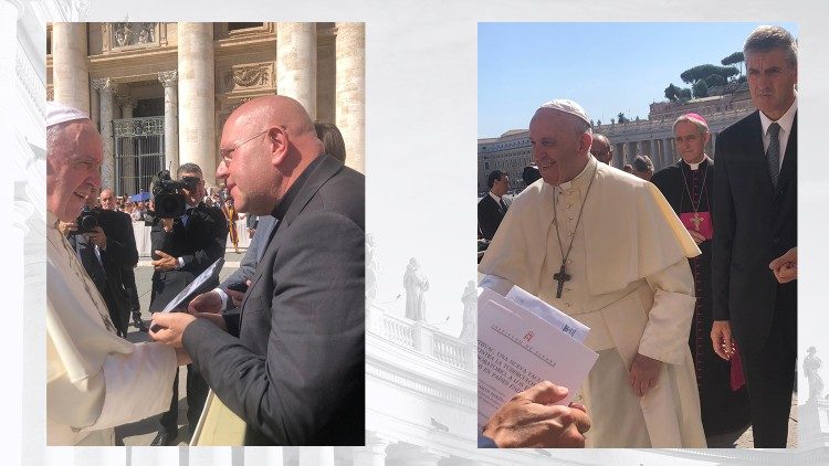 Bei der Generalaudienz