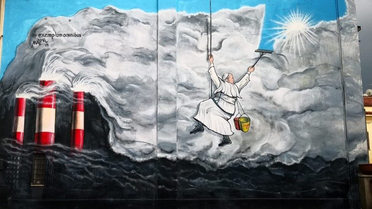 Albano: ekologiczny mural z okazji papieskiej wizyty