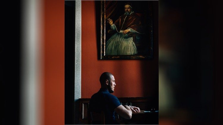 Maksym at the Pontifical Greek College of Saint Athanasius in Rome