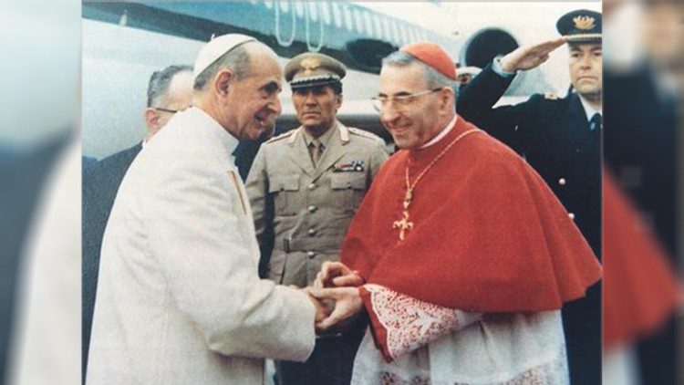 Albino Luciani, patriarca de Veneza, com Paulo V