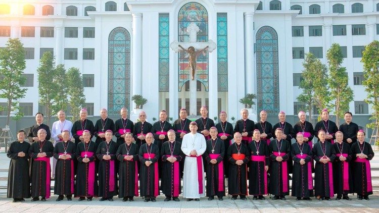 Các giám mục Việt Nam trong dịp Đại hội tại Hải Phòng
