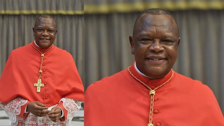 Dom Fridolin Ambongo Besungu O.F.M. Cap foi criado cardeal pelo Papa Francisco no Consistório de 5/10/2019