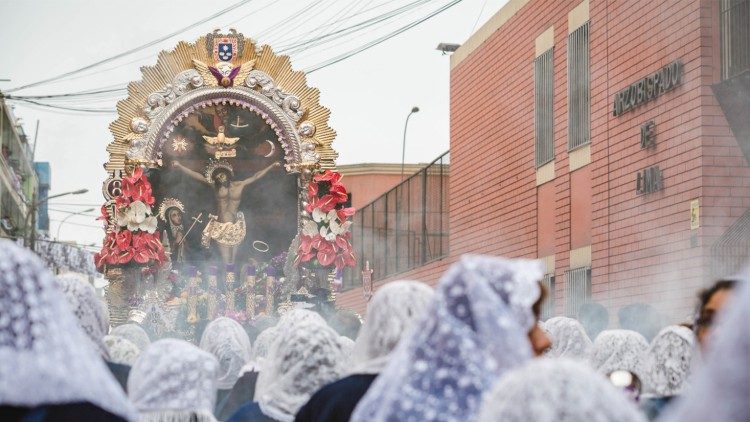 Señor de los Milagros. Foto de archivo. 