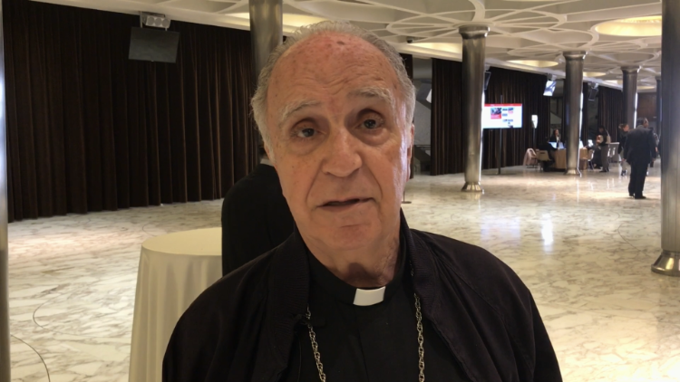 Monsignor Eugenio Arellano Fernandez, presidente della Conferenza Episcopale dell'Ecuador