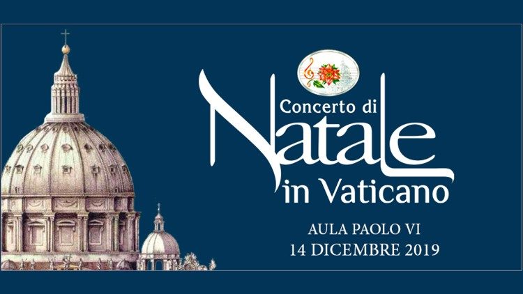 La locandina del Concerto di Natale in Vaticano 2019