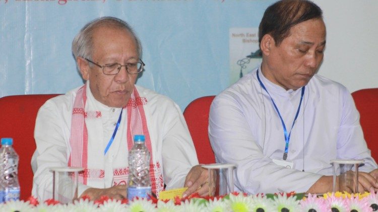 Archbishop Dominic Jala (L). 