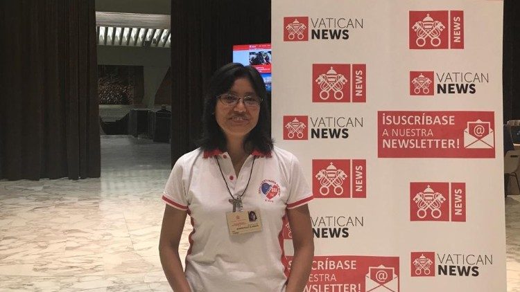 Hermana Nelly Sempértegui, participante del Sínodo.