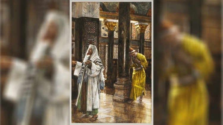 O Evangelho deste domingo é a parábola do fariseu e do publicano que rezam no Templo