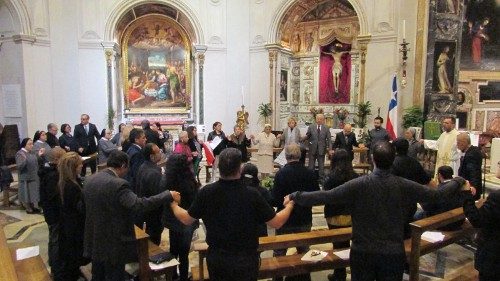 I cileni a Roma pregano per la giustizia e la pace nel Paese