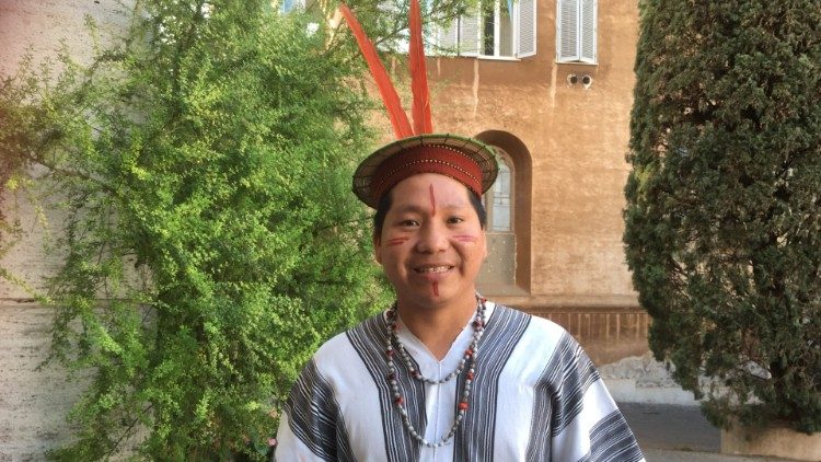 Delio Siticonatzi Camaiteri, Indigener aus Peru, Teilnehmer der Amazonien-Synode 