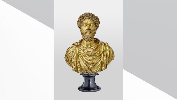 Bonacolsi l'Antico, Busto di Marco Aurelio (1500 ca.), bronzo dorato, Liechtenstein, The Princely Collections