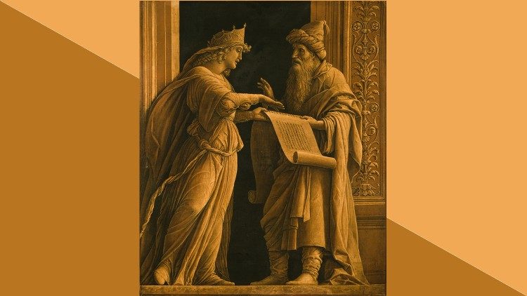 Andrea Mantegna, Una sibilla e un profeta, (1495 ca.), tela dipinta, Cincinnati Art Museum, Ohio, USA Bequest of Mary M.Emery/Bridgeman Images