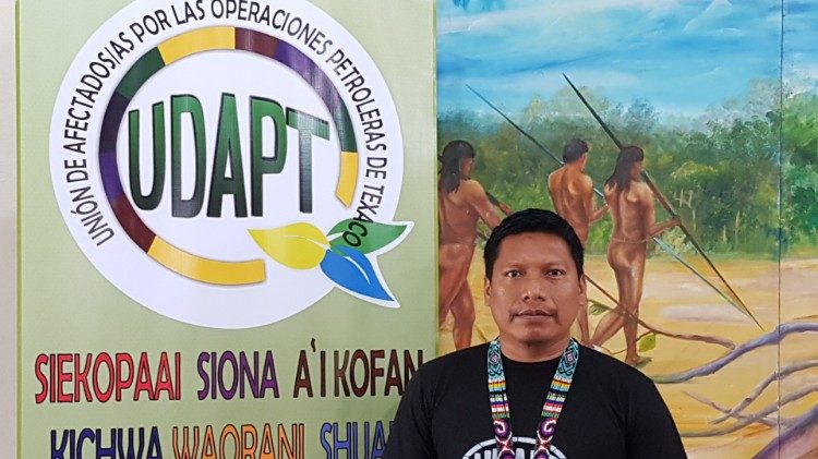 2019.11.05  .Willian Lucitante Coordinador ejecutivo de la Unión de afectados por operaciones petroleras de la Texaco/Chevron, UDAPT.