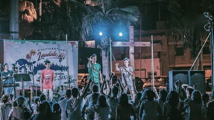 Guillermo performing at the “Laudato sì” Multifestival