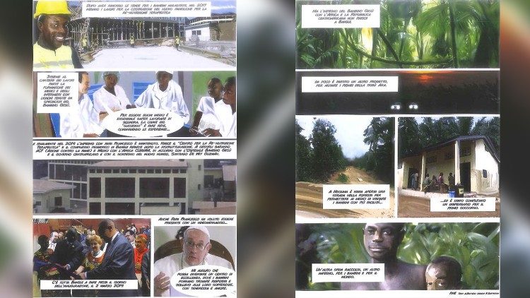 2019.11.16 Un ospedale per Papa Francesco fumetto comics Bangui