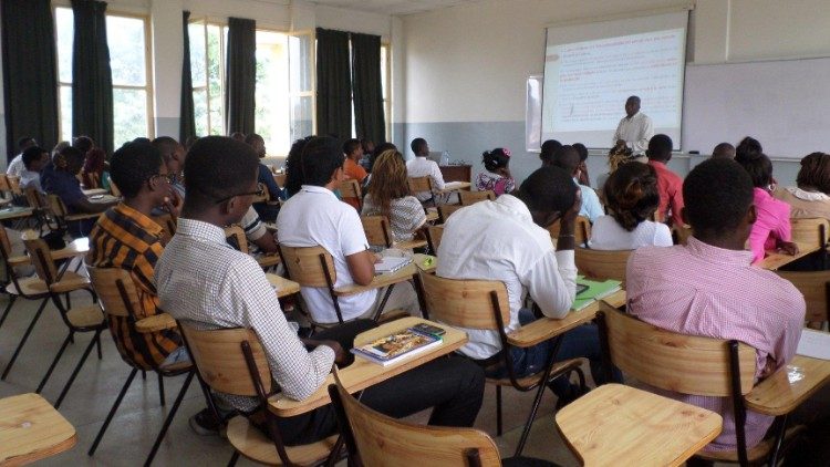 Des étudiants de l’Université Loyola du Congo, ULC, en République démocratique du Congo 